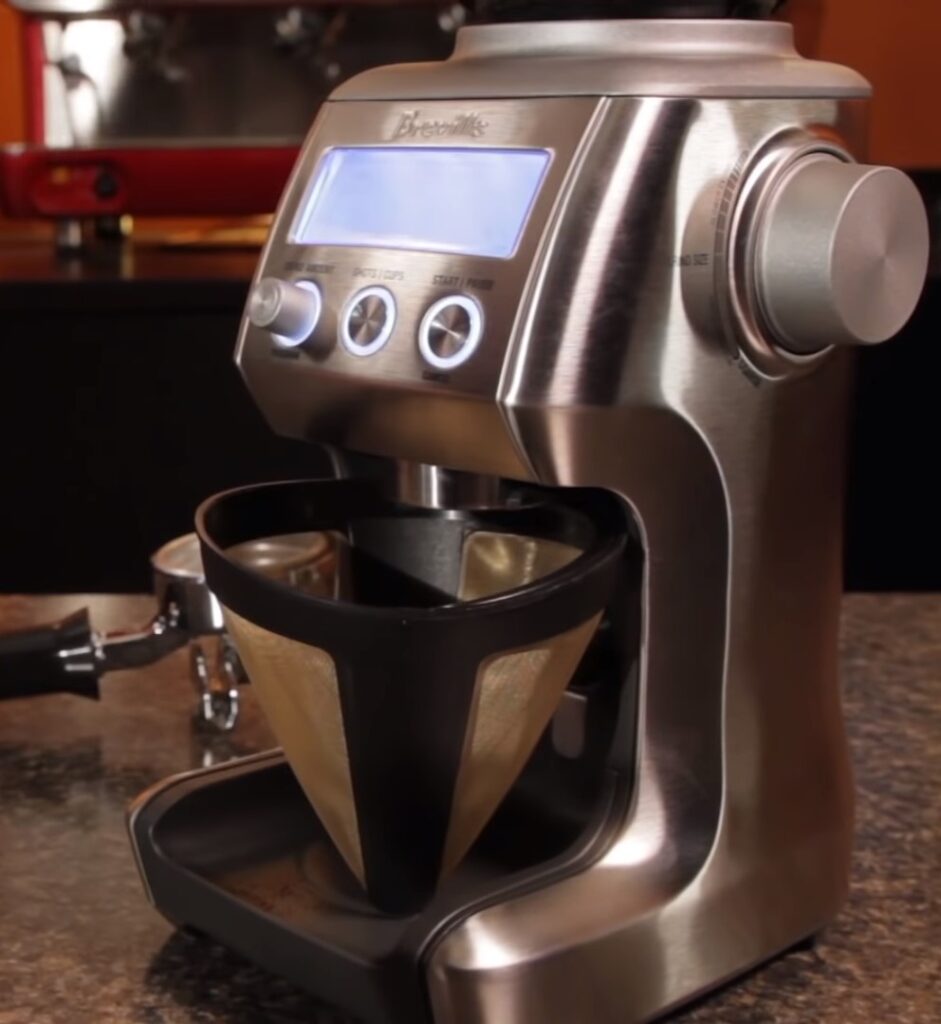 Breville Smart Coffee Grinder real time view