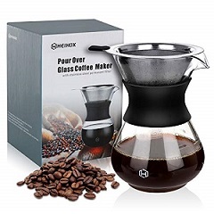 Coffee Gator Pour Over, 14 oz Paperless, Portable