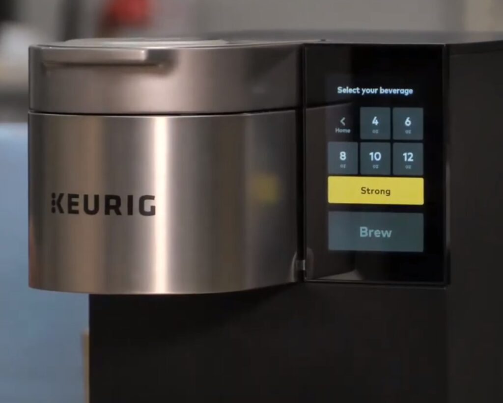 K-2500 Single Serve Commercial Brewer real time view