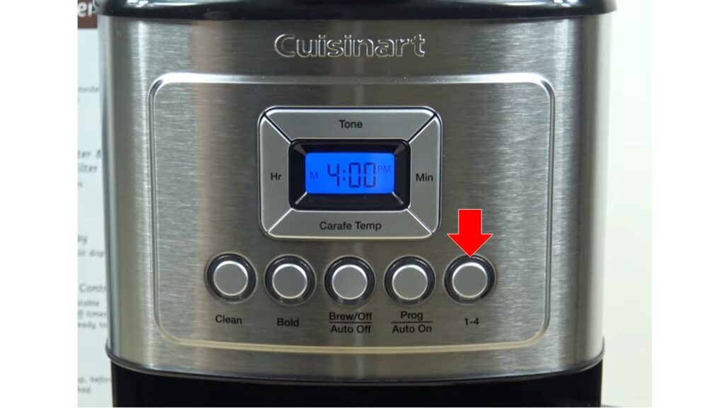 How to start cuisinart coffee maker